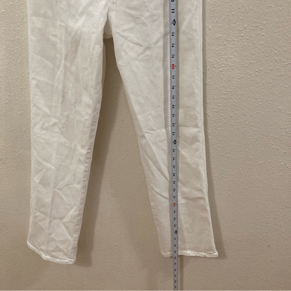 Agolde Los Angeles Women’s Jeans Demin Straight Cream Size 28 - Picture 9 of 16